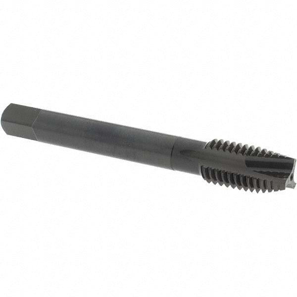 OSG 2892301 Spiral Point Tap: M12x1.75 Metric, 3 Flutes, Plug Chamfer, 6H Class of Fit, HSS-E Vanadium, Steam Oxide Coated