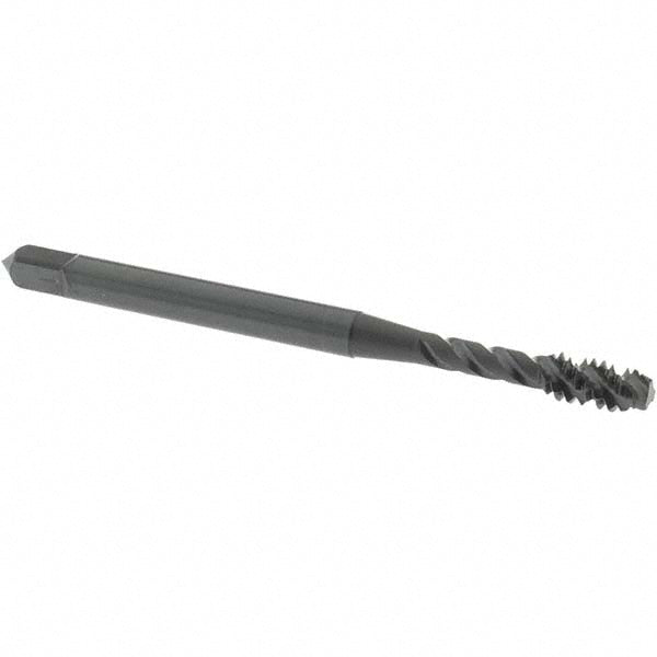 OSG 2907401 Spiral Flute Tap: #6-32, UNC, 3 Flute, Modified Bottoming Chamfer, 3B Class of Fit, Vanadium High-Speed Steel, Oxide Finish