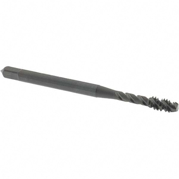 OSG 2917401 Spiral Flute Tap: #6-32, UNC, 3 Flute, Modified Bottoming Chamfer, 3B Class of Fit, Vanadium High-Speed Steel, Oxide Finish