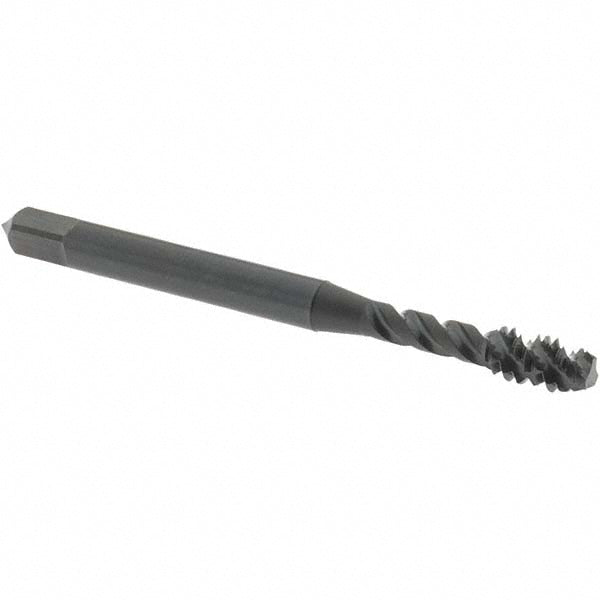 OSG 2913401 Spiral Flute Tap: #10-24, UNC, 3 Flute, Modified Bottoming Chamfer, 2B/3B Class of Fit, Vanadium High-Speed Steel, Oxide Finish