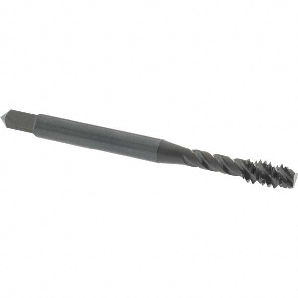 OSG 2918401 Spiral Flute Tap: #10-24, UNC, 3 Flute, Modified Bottoming Chamfer, 3B Class of Fit, Vanadium High-Speed Steel, Oxide Finish