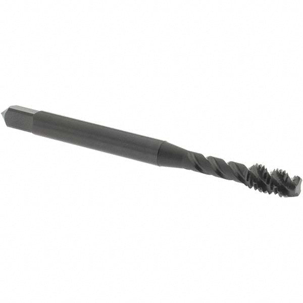 OSG 2918801 Spiral Flute Tap: #10-32, UNF, 3 Flute, Modified Bottoming Chamfer, 3B Class of Fit, Vanadium High-Speed Steel, Oxide Finish