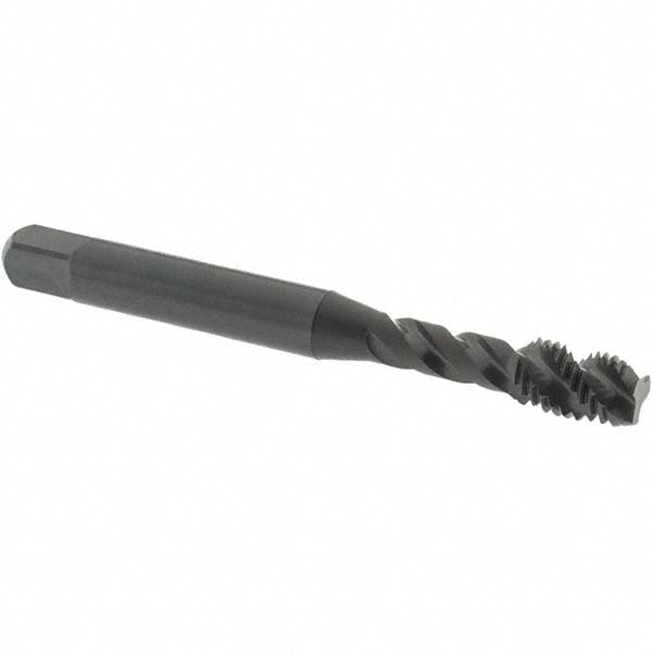 OSG 2940401 Spiral Flute Tap: 1/4-28, UNF, 3 Flute, Modified Bottoming Chamfer, 3B Class of Fit, Vanadium High-Speed Steel, Oxide Finish
