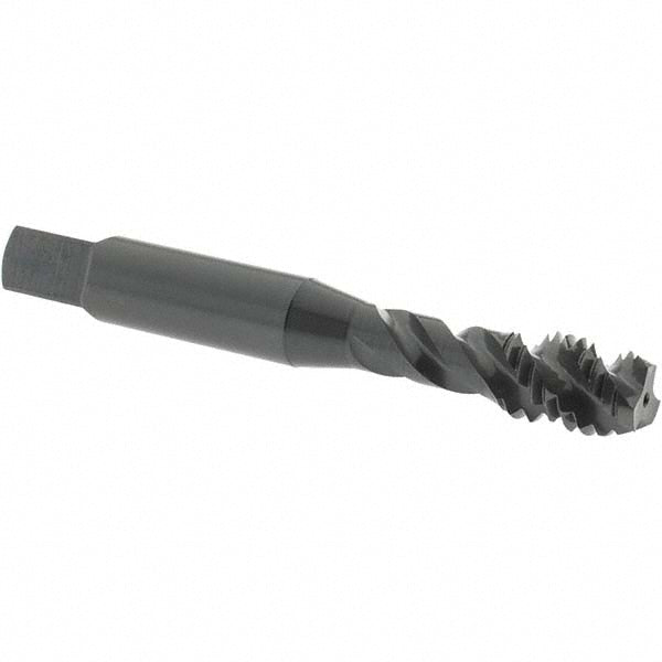 OSG 2941601 Spiral Flute Tap: 3/8-16, UNC, 3 Flute, Modified Bottoming Chamfer, 2B Class of Fit, Vanadium High-Speed Steel, Oxide Finish