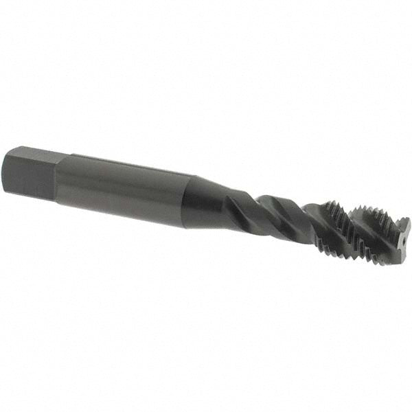 OSG 2936801 Spiral Flute Tap: 3/8-24, UNF, 3 Flute, Modified Bottoming Chamfer, 2B Class of Fit, Vanadium High-Speed Steel, Oxide Finish