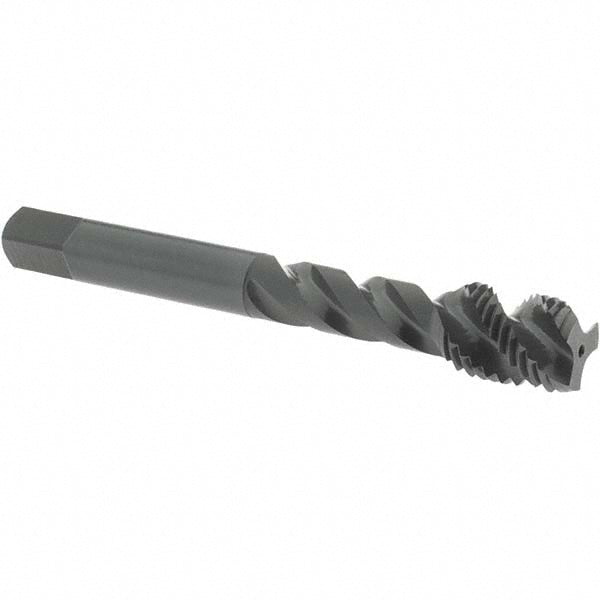 OSG 2932201 Spiral Flute Tap: 7/16-20, UNF, 3 Flute, Modified Bottoming Chamfer, 3B Class of Fit, Vanadium High-Speed Steel, Oxide Finish