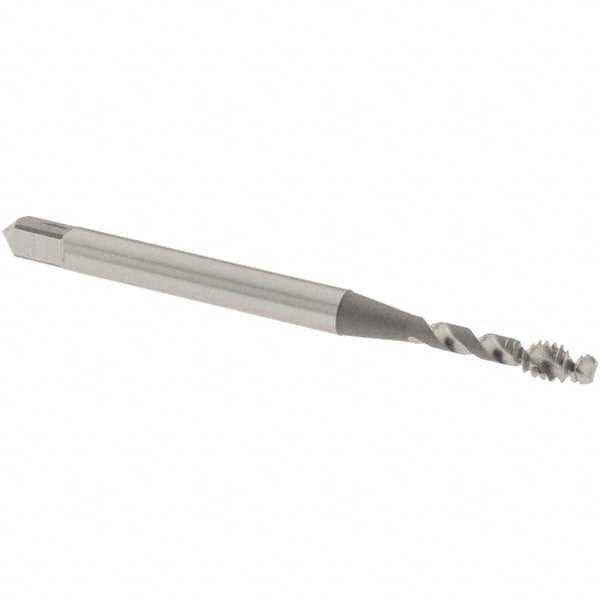 OSG 2951400 Spiral Flute Tap: #4-40, UNC, 2 Flute, Modified Bottoming Chamfer, 3B Class of Fit, Vanadium High-Speed Steel, Bright/Uncoated Finish