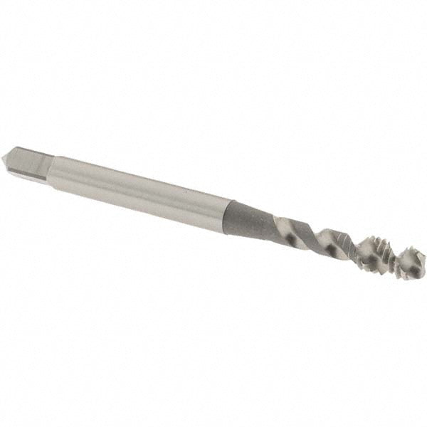 OSG 2953100 Spiral Flute Tap: #8-32, UNC, 2 Flute, Modified Bottoming Chamfer, 3B Class of Fit, Vanadium High-Speed Steel, Bright/Uncoated Finish