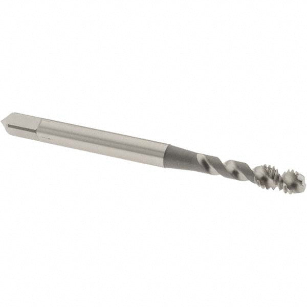 OSG 2953200 Spiral Flute Tap: #8-32, UNC, 2 Flute, Modified Bottoming Chamfer, 2B Class of Fit, Vanadium High-Speed Steel, Bright/Uncoated Finish