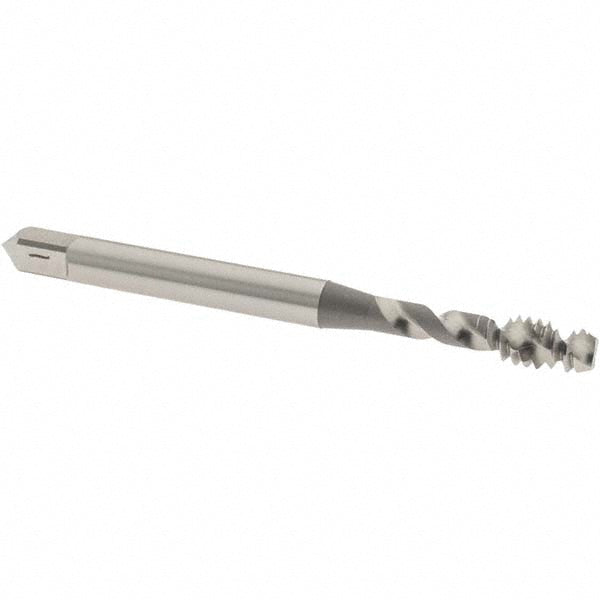 OSG 2953800 Spiral Flute Tap: #10-24, UNC, 2 Flute, Modified Bottoming Chamfer, 2B/3B Class of Fit, Vanadium High-Speed Steel, Bright/Uncoated Finish