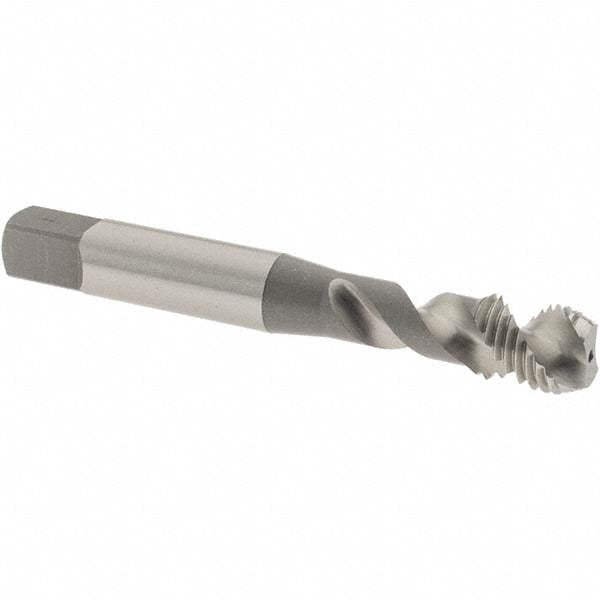 OSG 2964000 Spiral Flute Tap: M10x1.25, Metric Fine, 2 Flute, Modified Bottoming Chamfer, 4H Class of Fit, Vanadium High-Speed Steel, Bright/Uncoated Finish