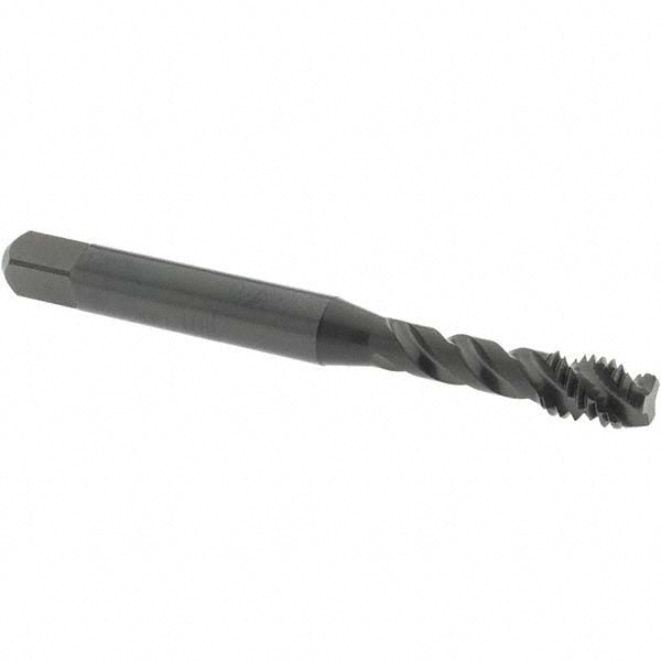 OSG 2991001 Spiral Flute Tap: M6x1, Metric Coarse, 3 Flute, Modified Bottoming Chamfer, 6H Class of Fit, Vanadium High-Speed Steel, Oxide Finish