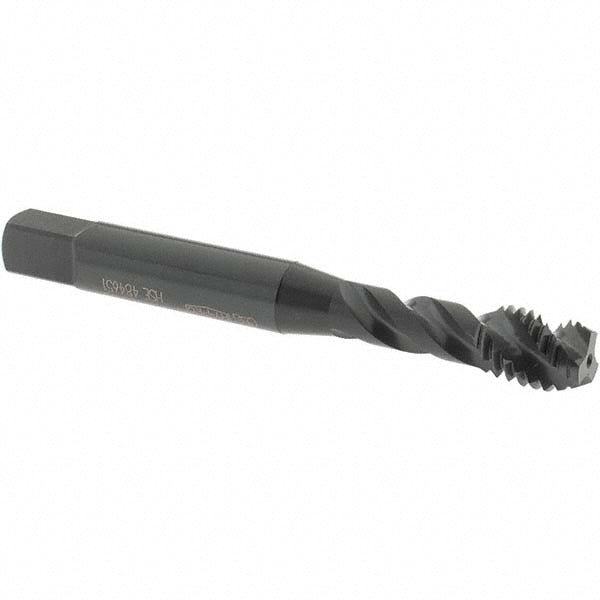 OSG 2991401 Spiral Flute Tap: M8x1.25, Metric Coarse, 3 Flute, Modified Bottoming Chamfer, 6H Class of Fit, Vanadium High-Speed Steel, Oxide Finish