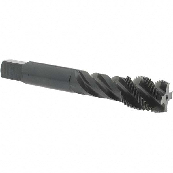 OSG 2993001 Spiral Flute Tap: M18x1.5, Metric Fine, 4 Flute, Modified Bottoming Chamfer, 3B Class of Fit, Vanadium High-Speed Steel, Oxide Finish