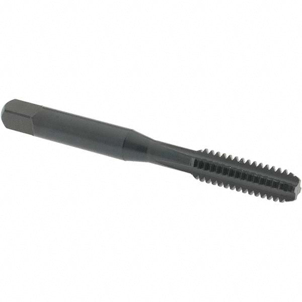OSG 1600207 Straight Flute Tap: 1/4-20 UNC, 4 Flute, Bottoming Chamfer, 3B Class of Fit, High-Speed Steel, Nitride & Oxide Finish