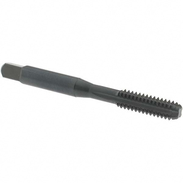 OSG 1600407 Straight Flute Tap: 1/4-20 UNC, 4 Flute, Bottoming Chamfer, 2B Class of Fit, High-Speed Steel, Nitride & Oxide Finish