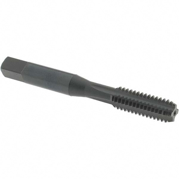 OSG 1601007 Straight Flute Tap: 5/16-18 UNC, 4 Flute, Bottoming Chamfer, 2B Class of Fit, High-Speed Steel, Nitride & Oxide Finish
