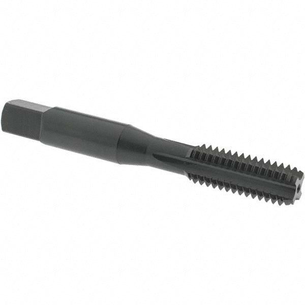 OSG 1601607 Straight Flute Tap: 3/8-16 UNC, 4 Flute, Bottoming Chamfer, 2B Class of Fit, High-Speed Steel, Nitride & Oxide Finish