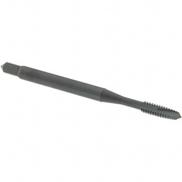 OSG 1206401 Spiral Point Tap: #4-40 UNC, 2 Flutes, Plug Chamfer, 2B/3B Class of Fit, HSS, Steam Oxide Coated