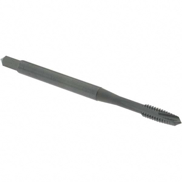 OSG 1207001 Spiral Point Tap: #5-40 UNC, 2 Flutes, Plug Chamfer, 2B/3B Class of Fit, HSS, Steam Oxide Coated