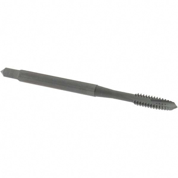 OSG 1207401 Spiral Point Tap: #6-32 UNC, 2 Flutes, Plug Chamfer, 3B Class of Fit, HSS, Steam Oxide Coated