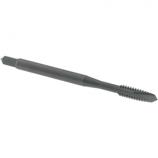 OSG 1217401 Spiral Point Tap: #6-32 UNC, 2 Flutes, Plug Chamfer, HSS, Steam Oxide Coated
