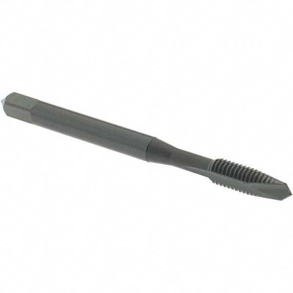 OSG 1213801 Spiral Point Tap: #10-32 UNF, 2 Flutes, Plug Chamfer, 2B Class of Fit, HSS, Steam Oxide Coated