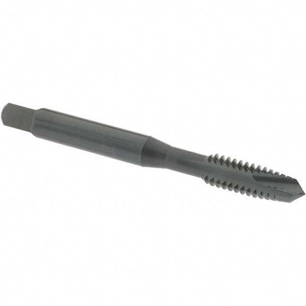 OSG 1225001 Spiral Point Tap: 1/4-20 UNC, 2 Flutes, Plug Chamfer, HSS, Steam Oxide Coated