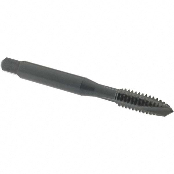 OSG 1230201 Spiral Point Tap: 1/4-20 UNC, 3 Flutes, Plug Chamfer, 3B Class of Fit, HSS, Steam Oxide Coated
