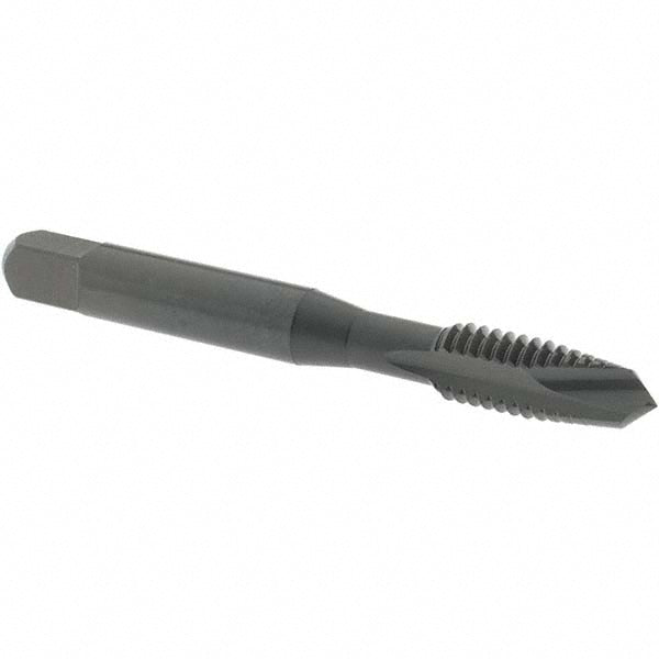 OSG 1230801 Spiral Point Tap: 5/16-18 UNC, 2 Flutes, Plug Chamfer, 3B Class of Fit, HSS, Steam Oxide Coated