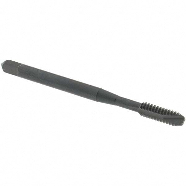OSG 1212501 Spiral Point Tap: #6-32 UNC, 2 Flutes, Bottoming Chamfer, 2B Class of Fit, HSS, Steam Oxide Coated