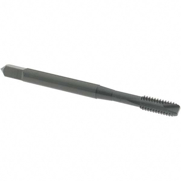 OSG 1212901 Spiral Point Tap: #8-32 UNC, 2 Flutes, Bottoming Chamfer, 2B Class of Fit, HSS, Steam Oxide Coated