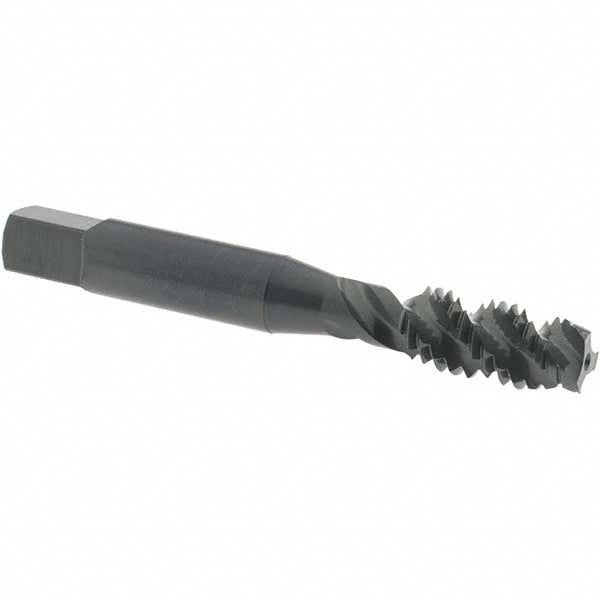 OSG 1430801 Spiral Flute Tap: 3/8-16, UNC, 3 Flute, Plug Chamfer, 3B Class of Fit, High-Speed Steel, Oxide Finish