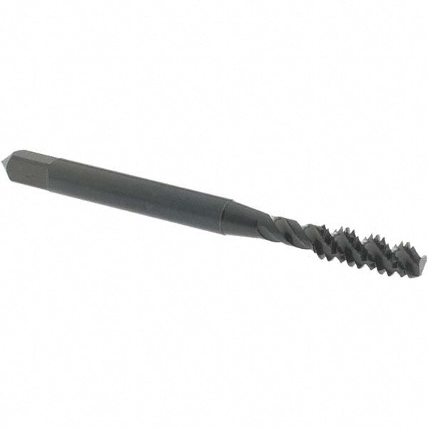 OSG 1413301 Spiral Flute Tap: #10-24, UNC, 3 Flute, Bottoming Chamfer, 2B/3B Class of Fit, High-Speed Steel, Oxide Finish
