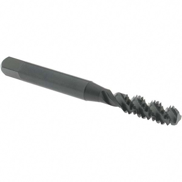 OSG 1430101 Spiral Flute Tap: 1/4-20, UNC, 3 Flute, Bottoming Chamfer, 3B Class of Fit, High-Speed Steel, Oxide Finish