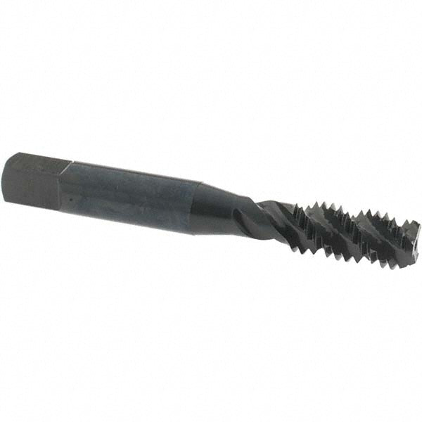 OSG 1430901 Spiral Flute Tap: 3/8-16, UNC, 3 Flute, Bottoming Chamfer, 3B Class of Fit, High-Speed Steel, Oxide Finish