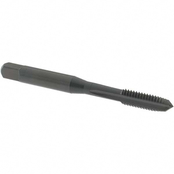 OSG 1608107 Straight Flute Tap: M6x1 Metric Coarse, 3 Flute, Plug Chamfer, 6H Class of Fit, High-Speed Steel, Nitride & Oxide Finish