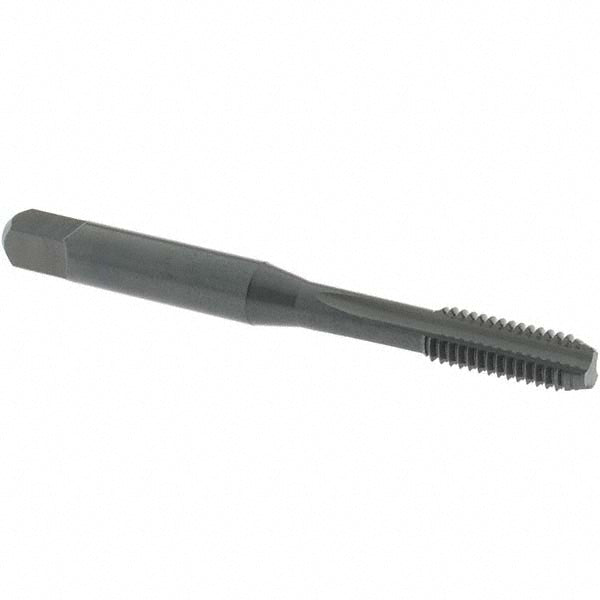 OSG 1608207 Straight Flute Tap: M6x1 Metric Coarse, 3 Flute, Bottoming Chamfer, 6H Class of Fit, High-Speed Steel, Nitride & Oxide Finish