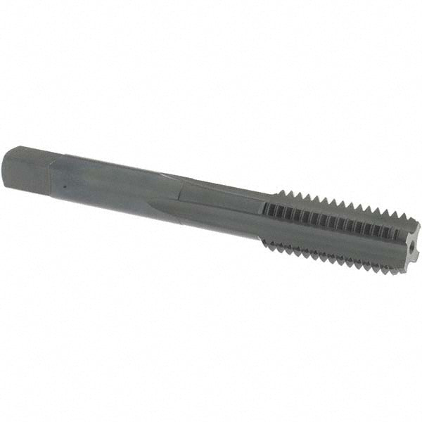 OSG 1608807 Straight Flute Tap: M12x1.75 Metric Coarse, 4 Flute, Bottoming Chamfer, 6H Class of Fit, High-Speed Steel, Nitride & Oxide Finish