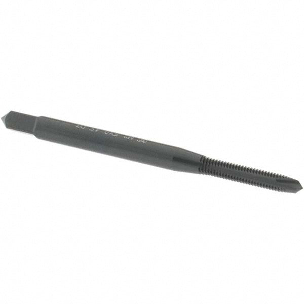 OSG 1982101 Spiral Point Tap: M2.5x0.45 Metric, 2 Flutes, Plug Chamfer, 6H Class of Fit, HSS, Steam Oxide Coated