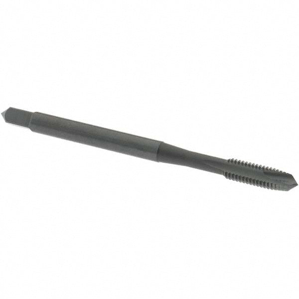 OSG 1982201 Spiral Point Tap: M3.5x0.6 Metric, 2 Flutes, Plug Chamfer, 6H Class of Fit, HSS, Steam Oxide Coated