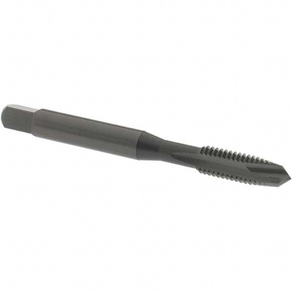 OSG 1981001 Spiral Point Tap: M6x1 Metric, 2 Flutes, Plug Chamfer, 6H Class of Fit, HSS, Steam Oxide Coated