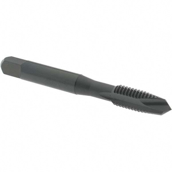 OSG 1981301 Spiral Point Tap: M8x1.25 Metric, 2 Flutes, Plug Chamfer, 6H Class of Fit, HSS, Steam Oxide Coated