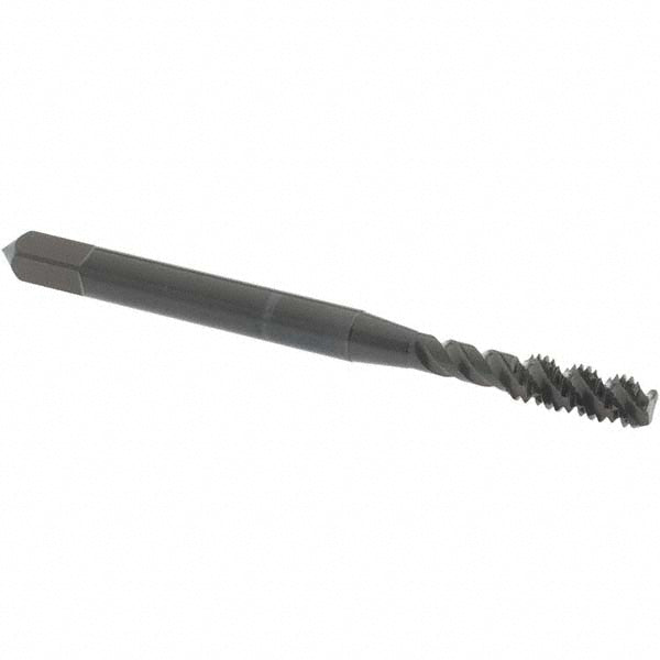 OSG 1985501 Spiral Flute Tap: M4x0.70, Metric Coarse, 3 Flute, Bottoming Chamfer, 6H Class of Fit, High-Speed Steel, Oxide Finish