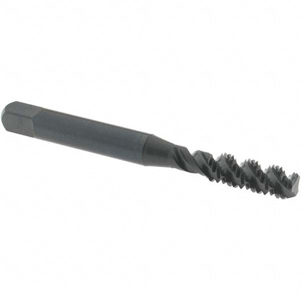 OSG 1986101 Spiral Flute Tap: M6x1, Metric Coarse, 3 Flute, Bottoming Chamfer, 6H Class of Fit, High-Speed Steel, Oxide Finish