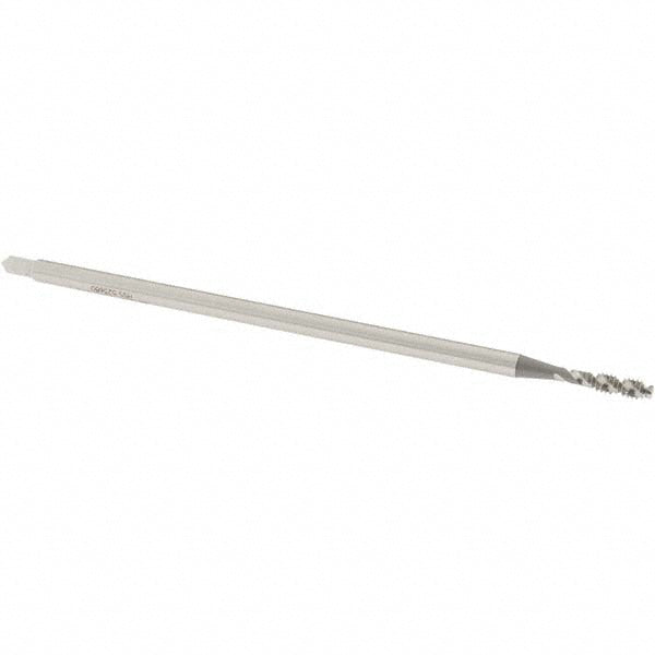 OSG 1296100 Extension Tap: 4-40, 2 Flutes, H2, Bright/Uncoated, High Speed Steel, Spiral Flute