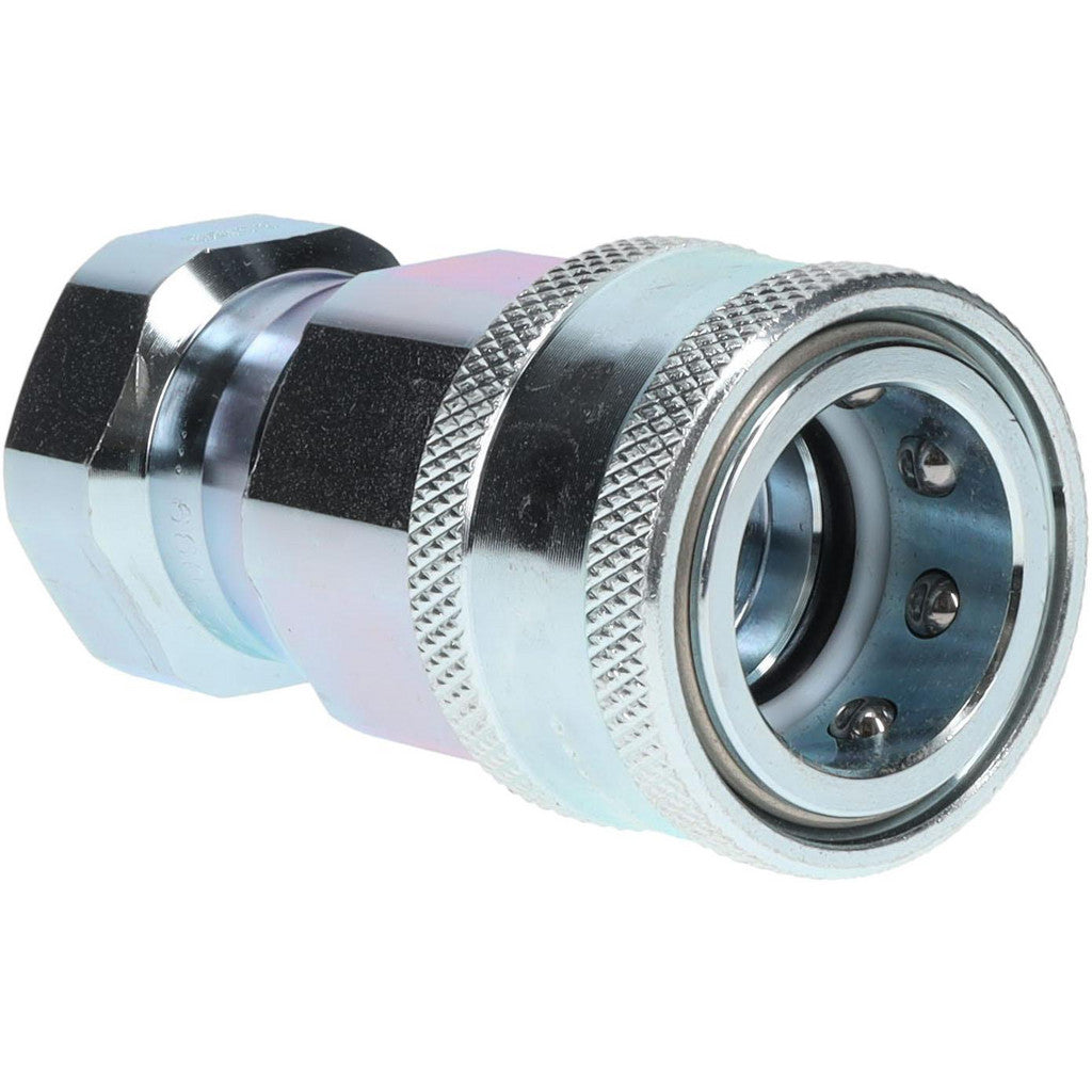 Parker 8/10/6601 Hydraulic Hose Female Pipe Rigid Fitting: 1/2" Hose Size, 1/2" Thread, 4000 psi