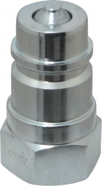 Parker 8/10/6602 Hydraulic Hose Female Pipe Rigid Fitting: 1/2" Hose Size, 1/2" Thread, 4000 psi