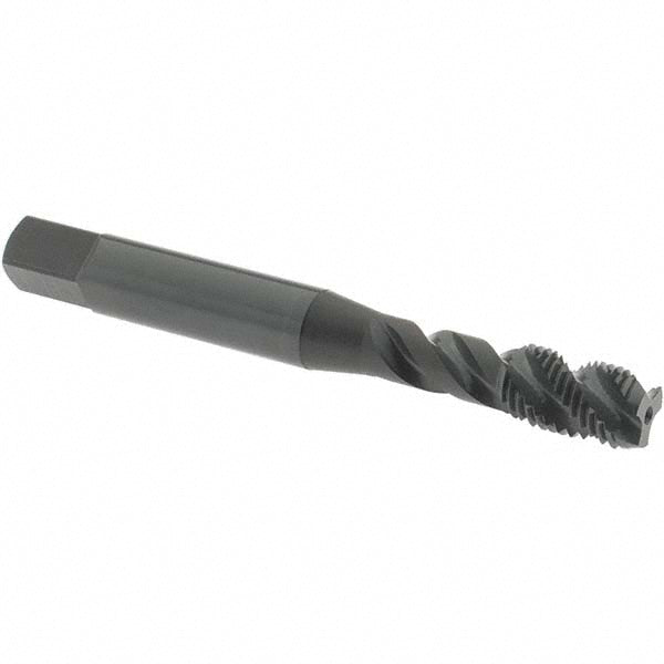 OSG 1714401 1/4-28 UNF, 3 Flute, 45° Helix, Modified Bottoming Chamfer, Oxide Finish, Vanadium High Speed Steel Spiral Flute STI Tap