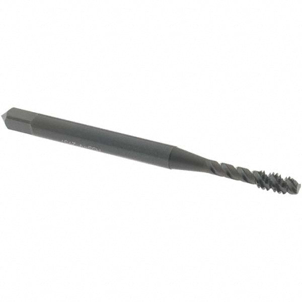 OSG 1722001 Spiral Flute Tap: #4-40 UNC, 3 Flutes, Modified Bottoming, Vanadium High Speed Steel, Oxide Coated